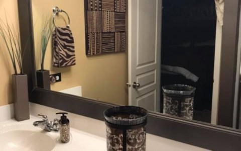 Bathroom after a detail clean